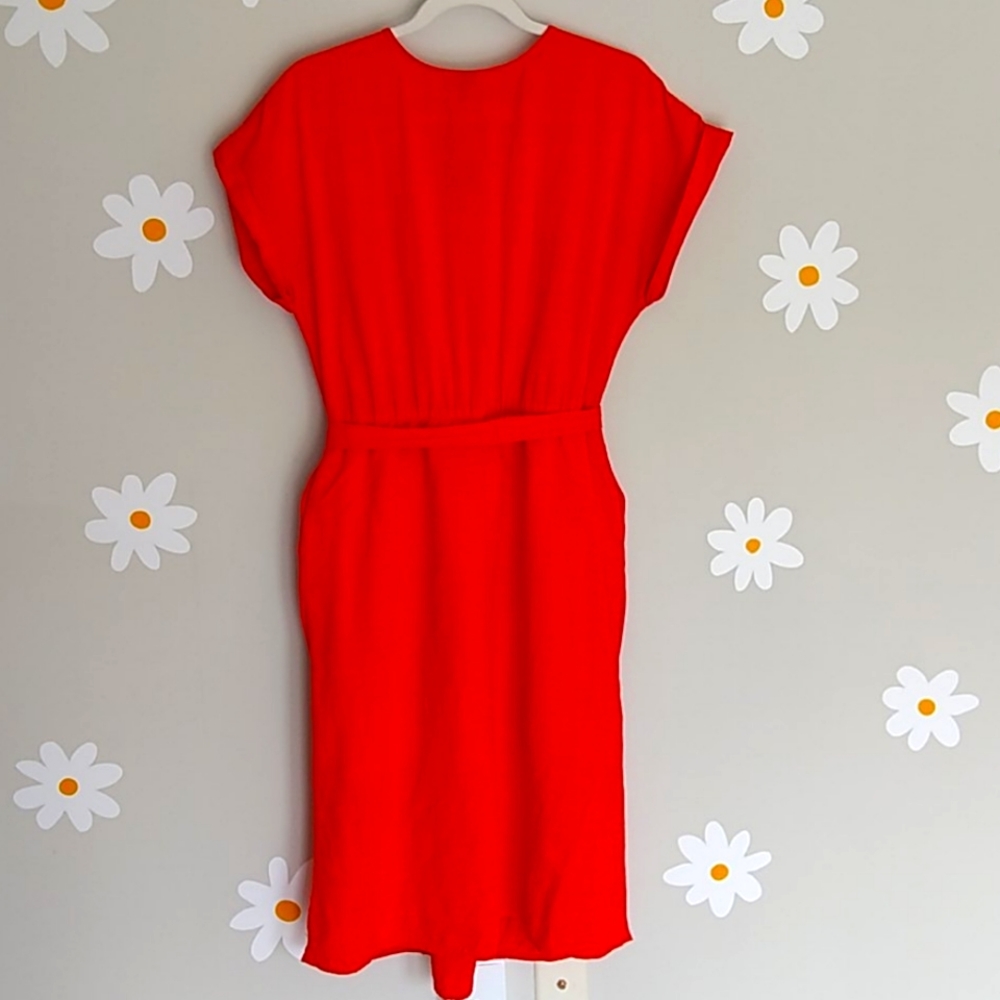 Universal Thread Red Wrap Dress - image 4